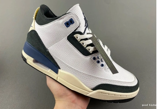 3 Maniére Jordan HV8571-100 HV8571-100 Retro   “Diffused SP Blue”  A OG Ma 0506